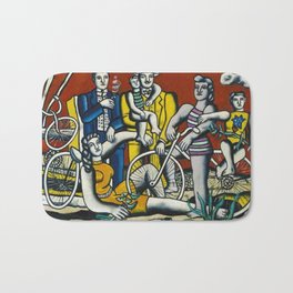 Man in the New Age by Fernand Leger Bath Mat | Richcolors, Summer, Frenchrivera, Beach, Fernandleger, Picasso, Abstract, Daughter, Vibrant, Venicebeach 