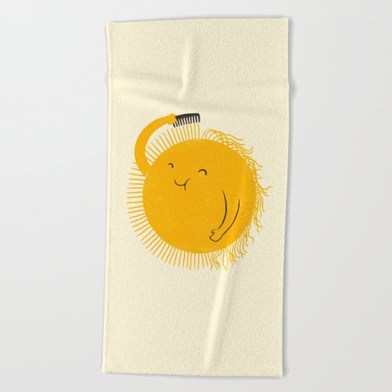 Here comes the sun Beach Towel
