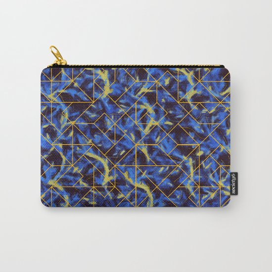 The Blue and Yellow Carry-All Pouch