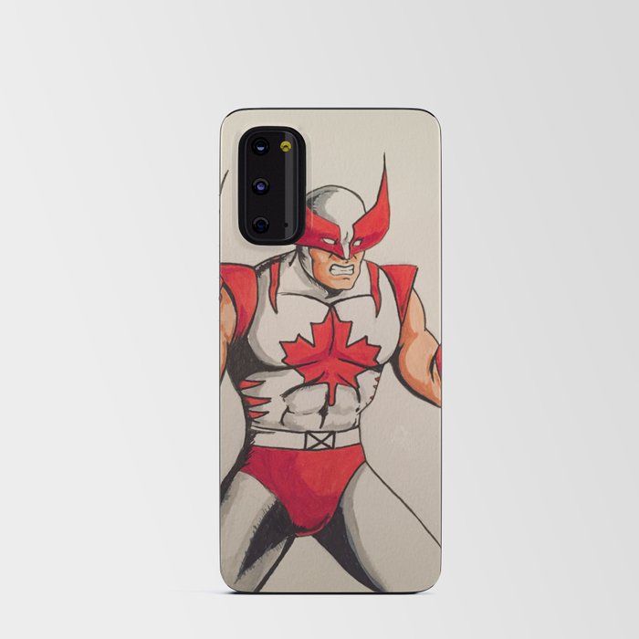 Canadian Super Hero Android Card Case