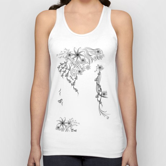 Floral to Floral Unisex Tank Top