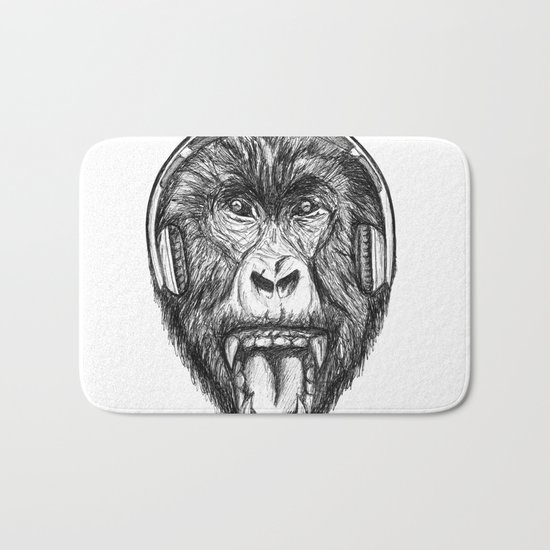 Scream And Shout Bath Mat