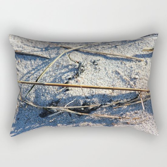 Shadows In The Sand Rectangular Pillow