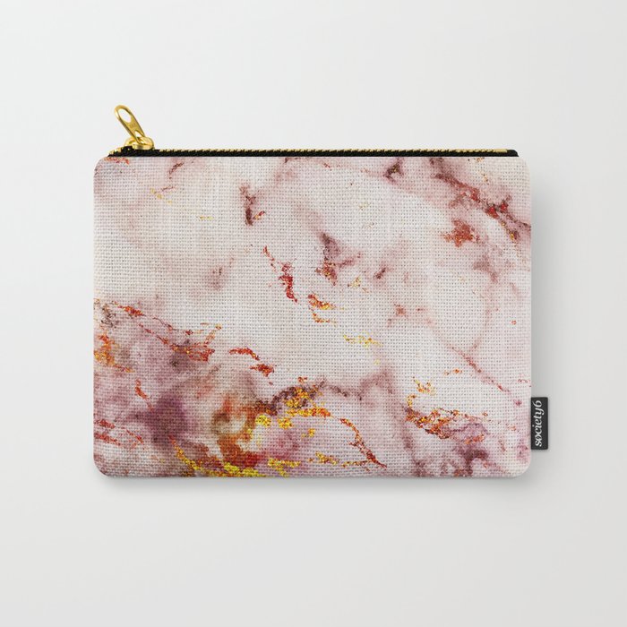 Marble Effect #4 Carry-All Pouch