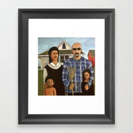 Mexican - American Gothic Framed Art Print
