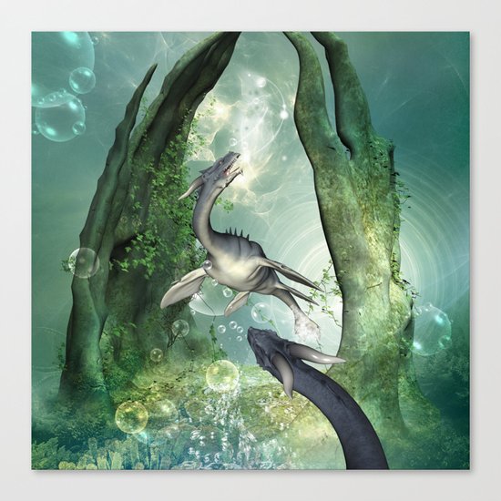 Awesome seadragon Canvas Print
