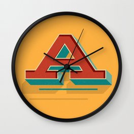 A is for... Anything Wall Clock