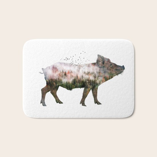 Pig Bath Mat