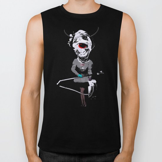 Die Haushälterin - bw Collage Biker Tank
