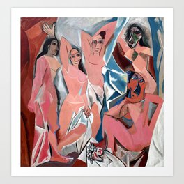 Pablo Picasso Les Demoiselles d'Avignon Art Print