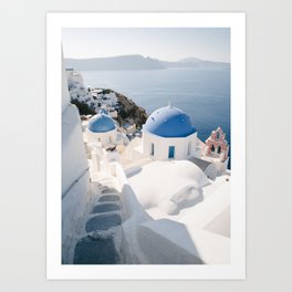 Santorini Greece #5 | DKF travel photography Art Print