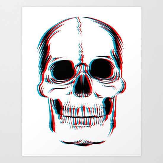Skull Art Print