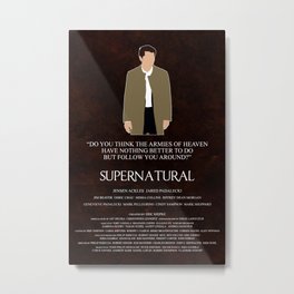 Supernatural - Castiel Metal Print