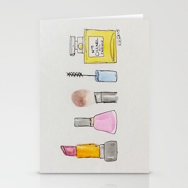 Makeup Necessities  Stationery Cards
