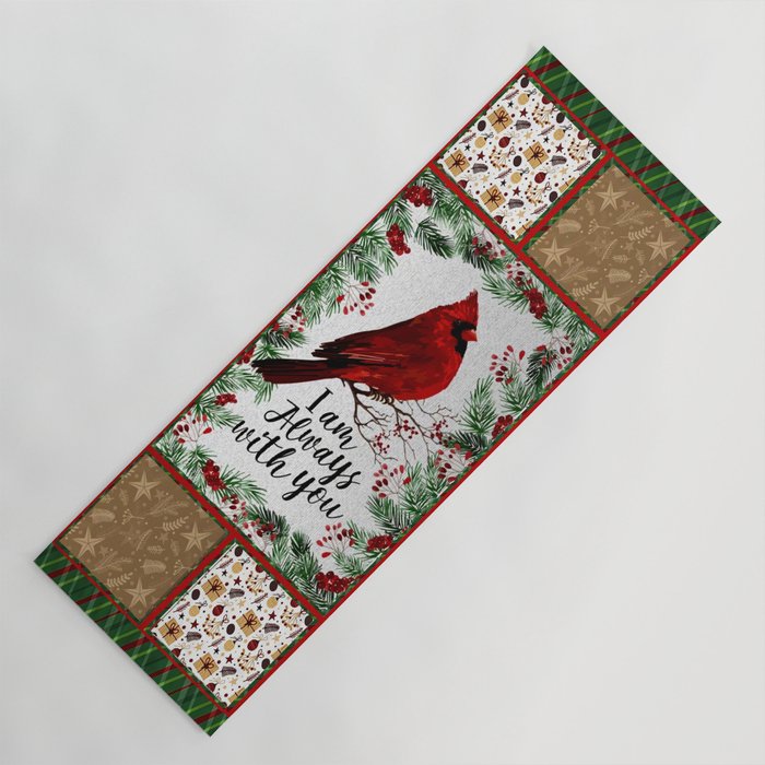 Northern Cardinal Yoga Mat