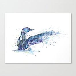 Loon - My Fathers Loon Canvas Print