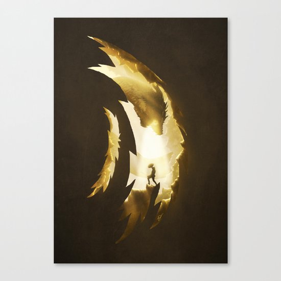 Hunter versus Prey Canvas Print