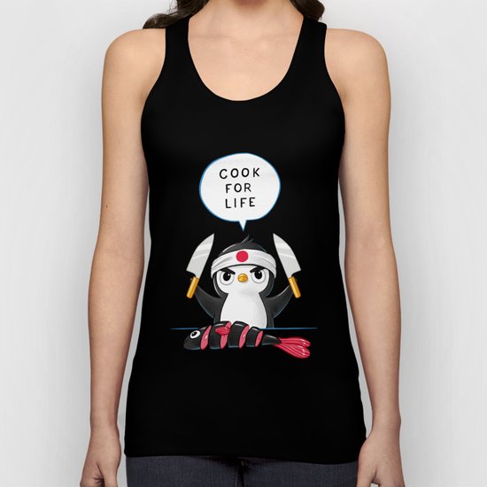 Penguin Chef Unisex Tank Top