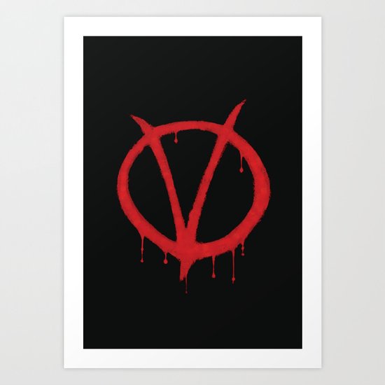 V for Vendetta2 Art Print