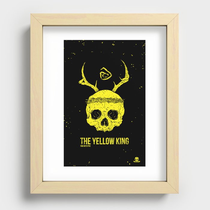 The Yellow King Recessed Framed Print