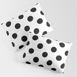 Black and White Polka Dot Pillow Sham