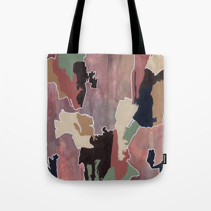 Muted Abstract Tote Bag