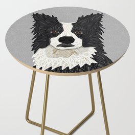 Beautiful Border Collie Side Table