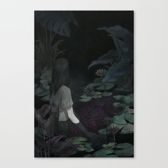 Water Birth Canvas Print
