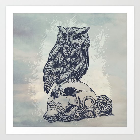 Key of wisdom Art Print