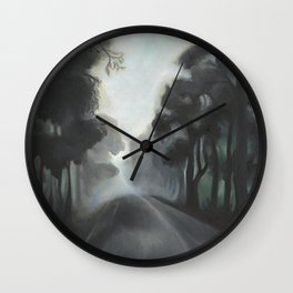 Road to town Wall Clock