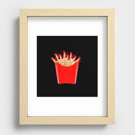 Ladies dipped in ketchup Recessed Framed Print
