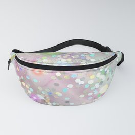 Pastel Alcohol Ink Marble Sparkly Glitter Fanny Pack