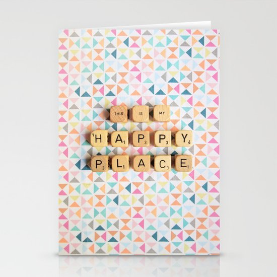 This is My Happy Place Stationery Cards