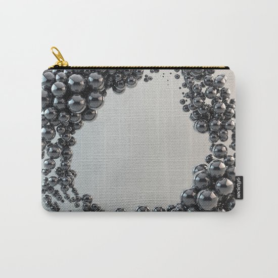 Black bubble Carry-All Pouch