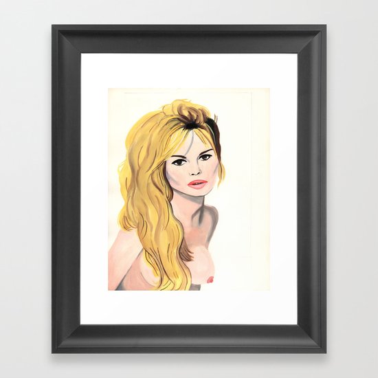 Brigitte Framed Art Print