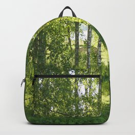 Beautiful Morning Summer Greenery #decor #society6 #buyart Backpack