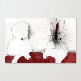 When the things I didn't say exploded my head Canvas Print