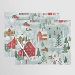 New England Christmas Placemat