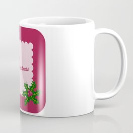 Red Merry Christmas greeting Coffee Mug