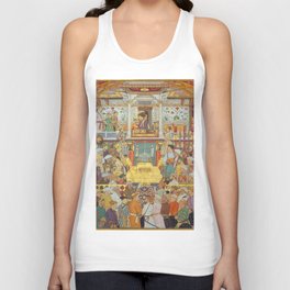 Bichitr - Shah-Jahan receives his three eldest sons and Asaf Khan during his accession ceremonies Tank Top