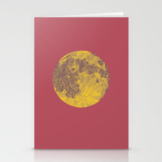 Chinese Mid-Autumn Festival Moon Cake Print Stationery Cards