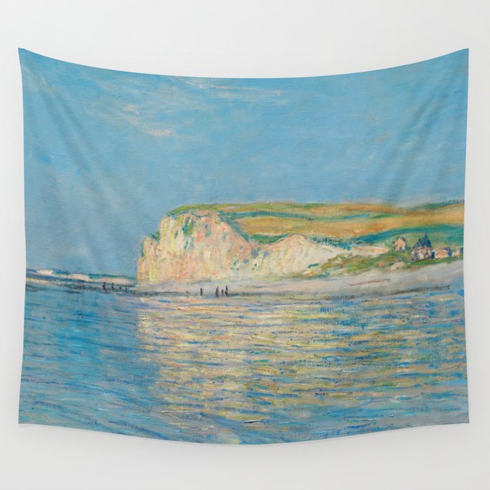 Low Tide, Pourville, Dieppe, Monet Wall Tapestry