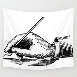 Writing Hand Wall Tapestry