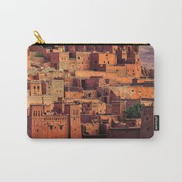kasbah ait ben haddou Carry-All Pouch | Brownvillage, Village, Kasbah, Morocco, Historical, Antique, Civilengineering, Aitbenhaddou, Browndesert, Photo 
