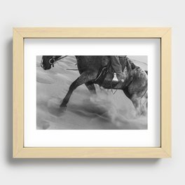 Sand and Spurs Recessed Framed Print