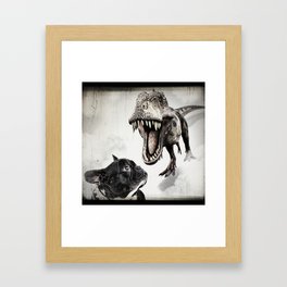 French Bulldog - Jurassic French Framed Art Print