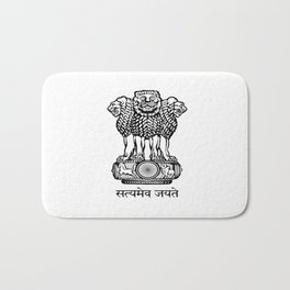 emblem of India. Bath Mat | Bharat, Nehru, Buddhism, Gandhi, Asia, Jainism, India, Drawing, Hindi, Vedda 