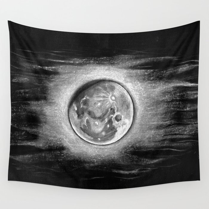 By the light of the Moon Wall Tapestry