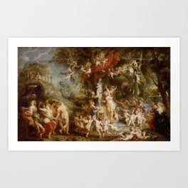 The Feast of Venus by Peter Paul Rubens Art Print