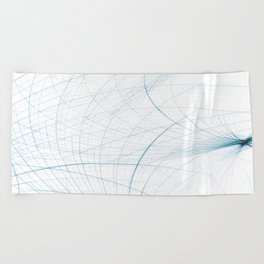 ABSTRACT SPACE TIME CONTINUUM. Beach Towel
